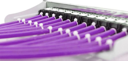 Digitus U/UTP Cat.6 (Gigabit) Καλώδιο Δικτύου Ethernet χωρίς ακροδέκτες 100m Μωβ