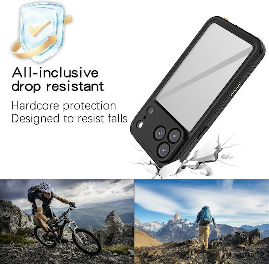 Redpepper Fs Ip68 Back Cover Plastic Rezistentă La Apă Transparent Pentru iPhone 17 Pro Max