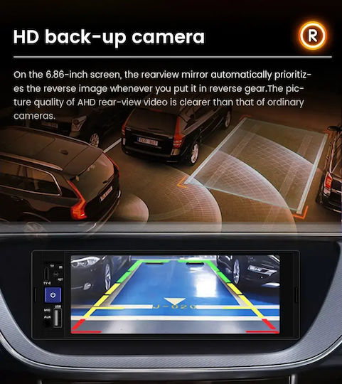 Echo Dynamics Autoradio 1 DIN Bluetooth USB GPS Apple CarPlay