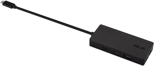 Asus USB-C Docking Station με HDMI 4K PD Μαύρο (90XB0AIN-BDS010)