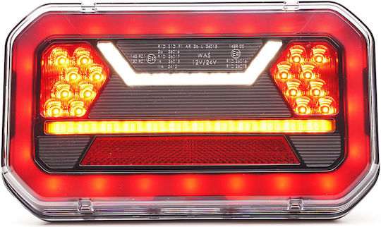 LED Rear Multifunction Smoke Right 12v24v Was
