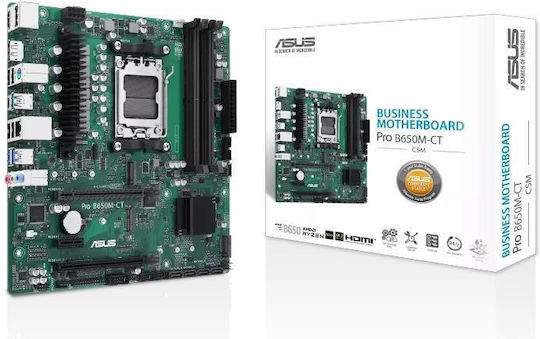 Asus Pro B650M-CT-CSM Motherboard Micro ATX with AMD AM5 Socket