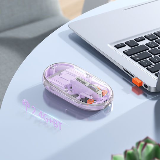 Hoco GM35 Wireless Mouse Romantic Purple