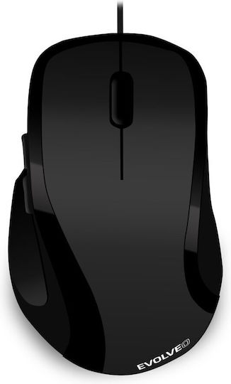 Evolveo ML-507B Ενσύρματο Ποντίκι Μαύρο
