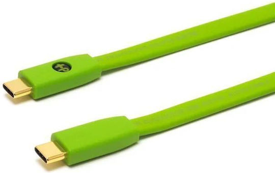 Oyaide USB 2.0 Cable USB-C male - USB-C Πράσινο 1m CABPC200