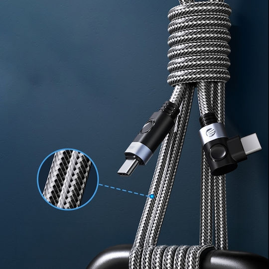 Orico Cable USB-C male - USB-C 100W PD Μαύρο 0.5m