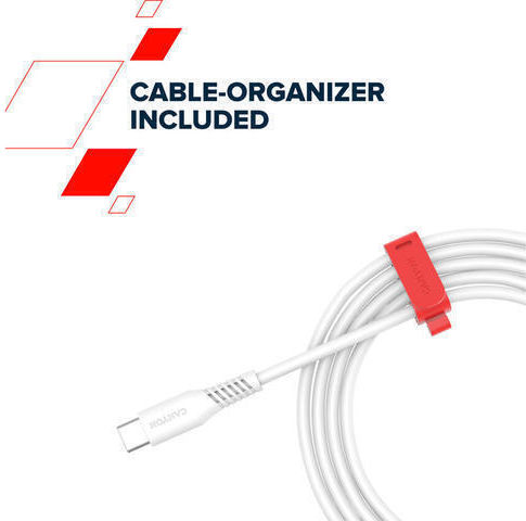 Canyon USB 2.0 Kabel USB-C männlich - USB-C 100W PD Weiß 2m