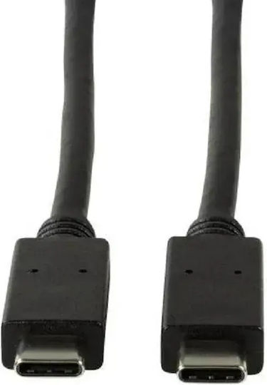 LogiLink USB 2.0 Cable USB-C male - USB-C 60W Μαύρο 1m CU0129