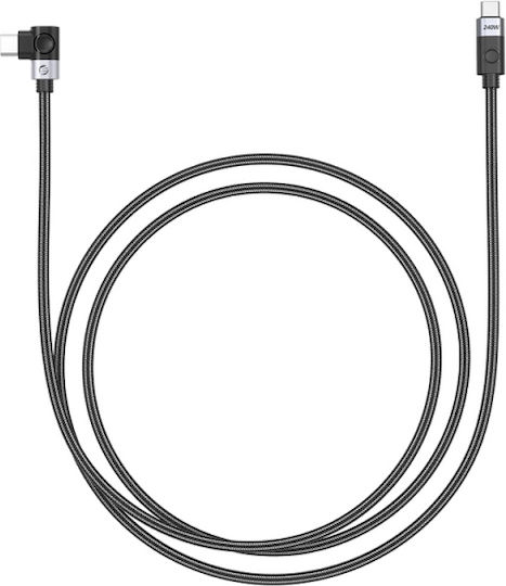 Orico Winkel (90°) Kabel USB-C männlich - USB-C 240W PD Schwarz 2m