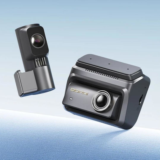 DDPAI Set Camera DVR Auto 4K cu Ecran 3" pentru Parbriz & Camera de Marsarier