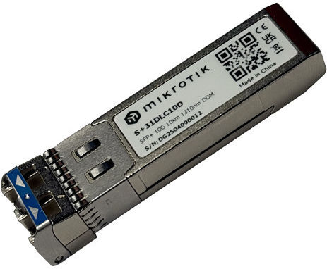 MikroTik Transceiver S+31DLC10D SFP 10Gbps Fibră Monomod 1 Bucată