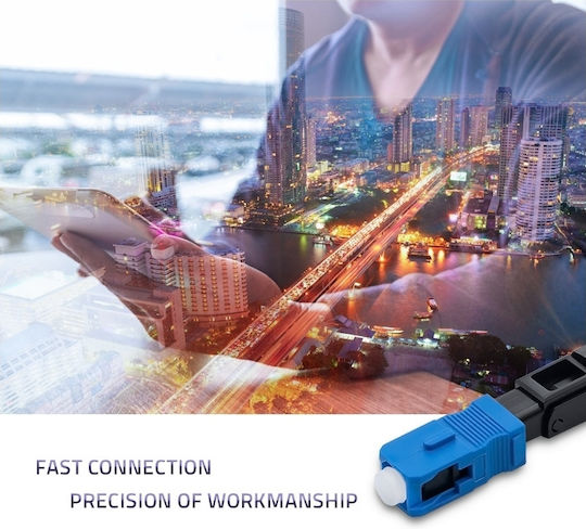 Qoltec Sc Upc Fiber Optic Quick Connector Singlemode 3.0mm
