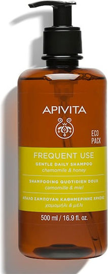 Apivita Frequent Use Chamomile & Honey Σαμπουάν Ενυδάτωσης για Όλους τους Τύπους Μαλλιών 500ml