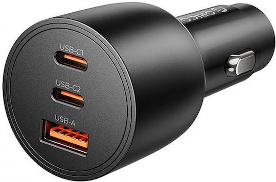 Orico Powerlink 165w Usb-a + 2x Usb-c Car Charger Black Pl-165-1a2c Orico-pl-165-1a2c-bk-ep-hu
