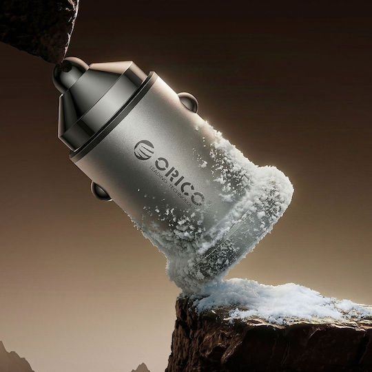 Orico Miniring Pro 45w Usb-a + Usb-c Car Charger Silver Mr-45-1a1c Orico-mr-45-1a1c-sv-ep-hu