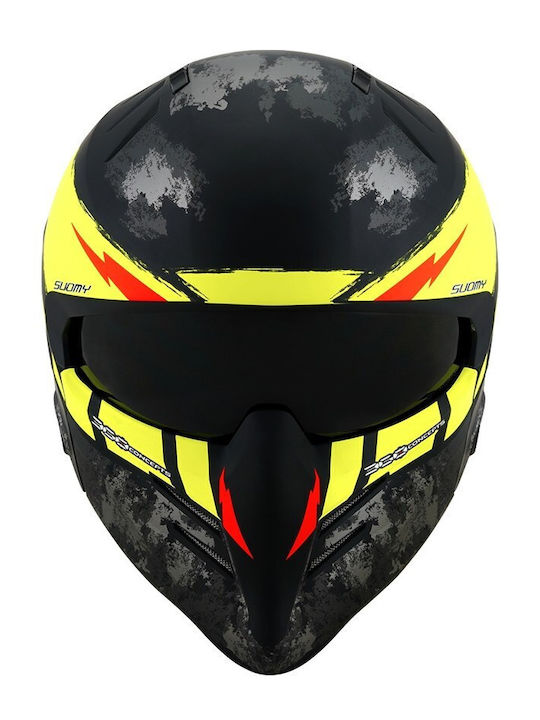 Suomy Armor Modular με Sun Visor ECE 22.06 Hi Volt Matt Black/Yellow Suomy Armor Modular με Sun Visor ECE 22.06 Hi Volt Matt Black/Yellow
