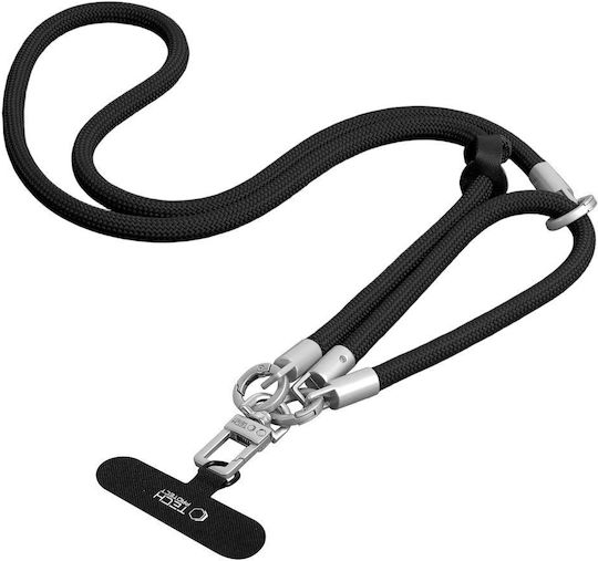 Tech-Protect C10s Seil Crossbody & Handgelenkriemen Schwarz Titan