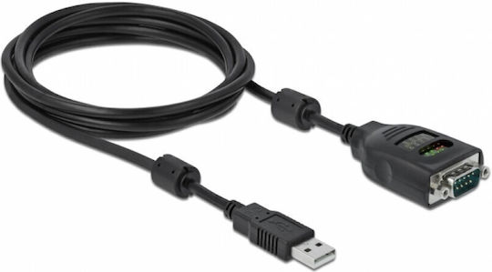 Delock USB-A to Serial RS-232 DB9 FTDI Cable LED 2m Delock 90497