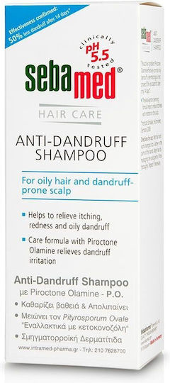 Sebamed Anti-Dandruff Shampoos gegen Schuppen für Ölig Haare 200ml