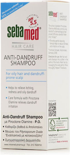 Sebamed Anti-Dandruff Shampoos gegen Schuppen für Ölig Haare 200ml