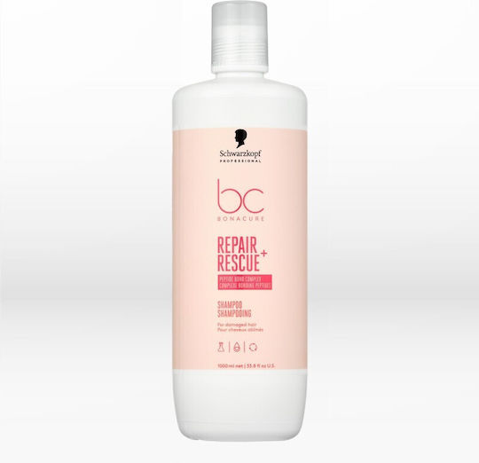 Schwarzkopf Bc Bonacure Repair Rescue Arginine Shampoos für Beschädigt Haare 1000ml