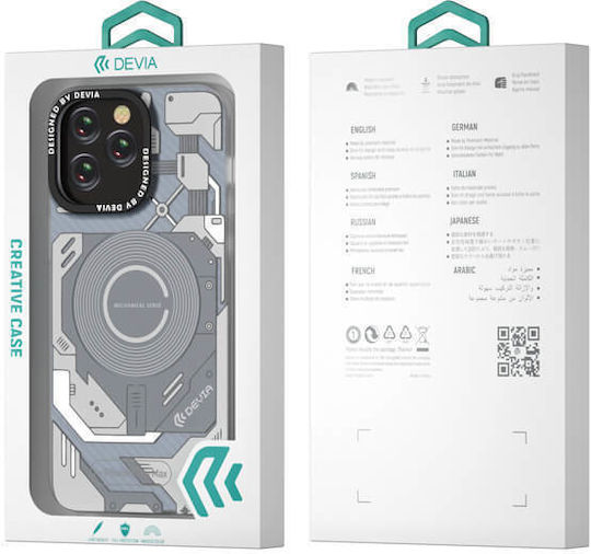 Devia Series Back Cover Μαγνητικό Γκρι (iPhone 15 Pro)