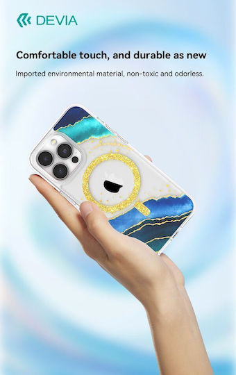 Devia Series Back Cover Blue (iPhone 15 Pro)