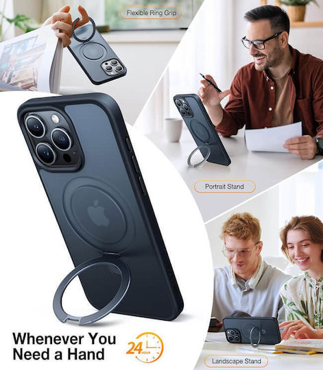 Torras Back Cover Silicone Black (iPhone 15 Pro Max)
