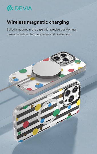 Devia Series Back Cover Μαγνητικό Λευκό (iPhone 15 Pro)