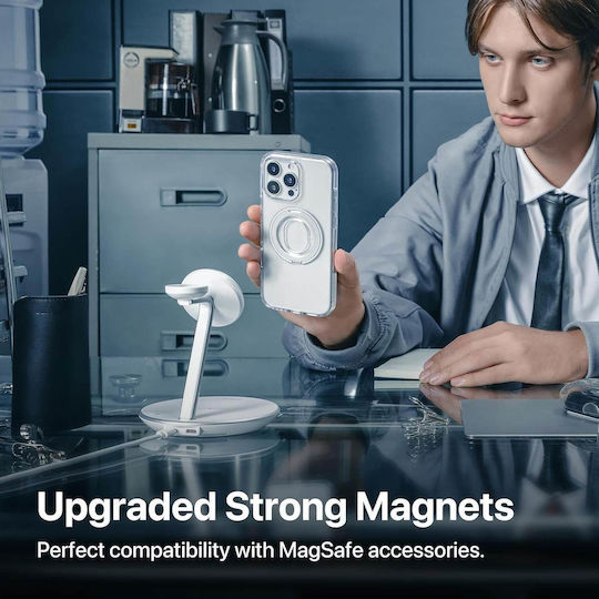Mageasy Magstand 360 M Прозрачен (iPhone 16 Pro Max)