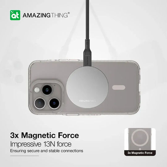 AmazingThing Titan 360 Vollschutz Silikon / Kunststoff Gray (iPhone 17 Pro Max / iPhone 17 Pro / iPhone 16 Pro Max)