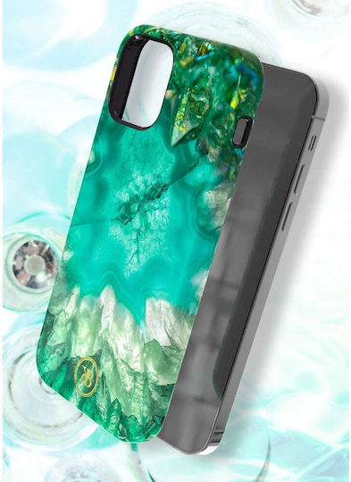Kingxbar Agate Series Задна корица Пластмаса Син (iPhone 12 mini)