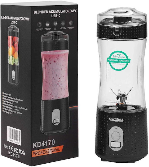 Kraft & Dele Blender cu cană din plastic 380 ml KD4170