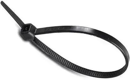 V-TAC V-TAC Kunststoff Kabelbinder 300mmx7.6mm in Schwarz Farbe (100 Stück) 11178