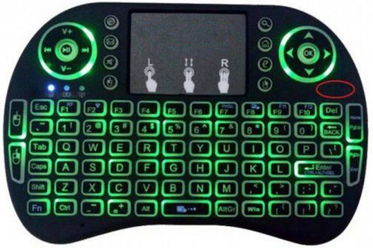 Andowl Q-K07 Fără fir Tastatură cu touchpad Engleză US