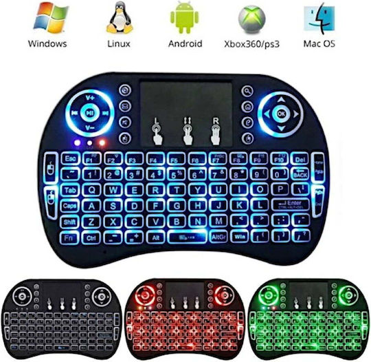 Andowl Q-K07 Fără fir Tastatură cu touchpad Engleză US