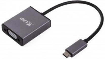 LMP Converter USB-C male to USB-C / VGA female Gray 1pcs