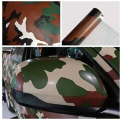Forest Camouflage Car Wrap Bubble Removal Technology 1.5m X 1m Smartic Model Sma-000145
