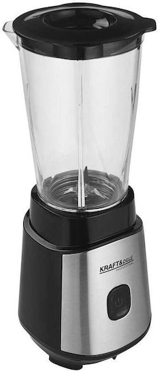 Kraft & Dele Μπλέντερ με Πλαστική Κανάτα 570 ml 1500W Γκρι KD4113