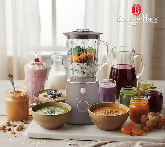 Berlinger Haus Blender cu cană de sticlă 1,5 l 1000W maro BH-9819