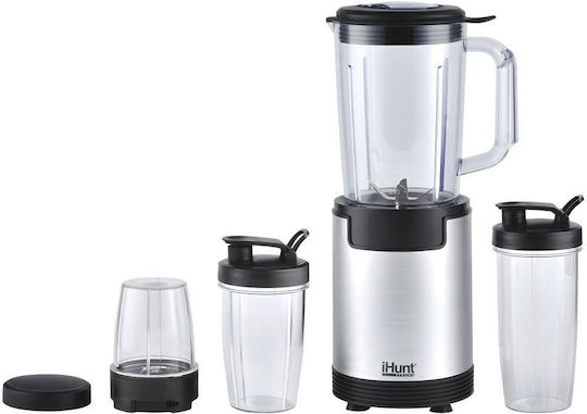 iHunt Blendere cu cană din plastic 1 l 900W argintiu