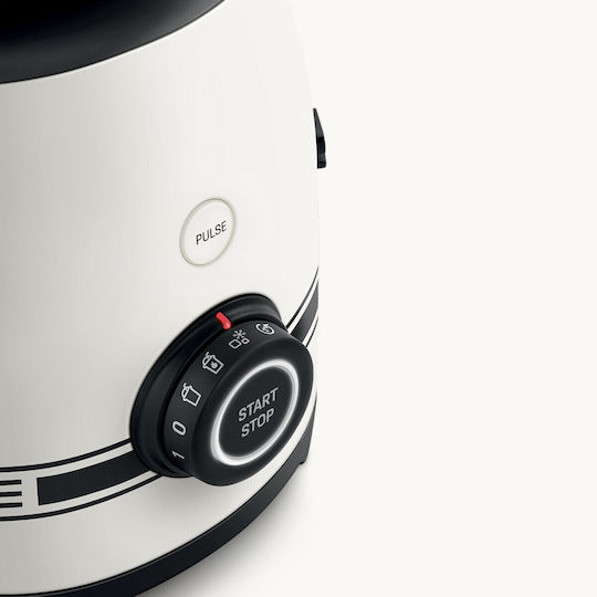 Smeg Блендер с Пластмасова Кана 1.5 lt 800W Бял BLF03PCWEU