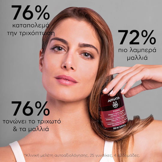 Apivita Tonic Shampoos against Hair Loss for All Hair Types 250ml