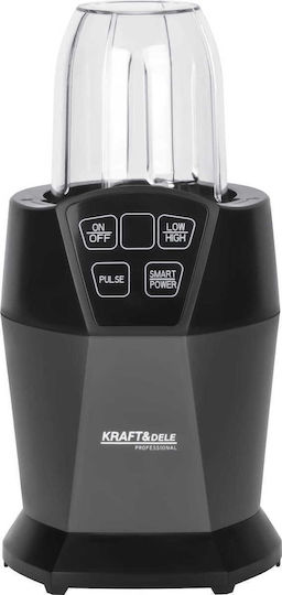 Kraft & Dele Blender cu cană din plastic 500 ml 1850W Negru KD4149