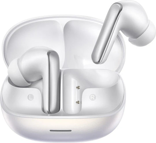 QCY MeloBuds N65 Bluetooth Handsfree Headphones with Sweat Resistance and Charging Case White