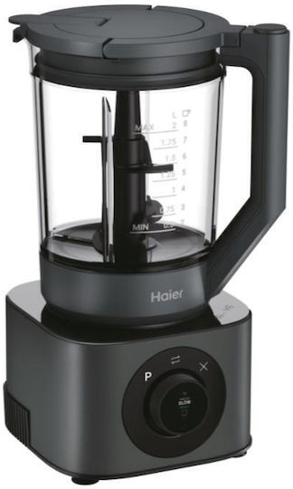 Haier Μπλέντερ με Πλαστική Κανάτα 2 lt Γκρι