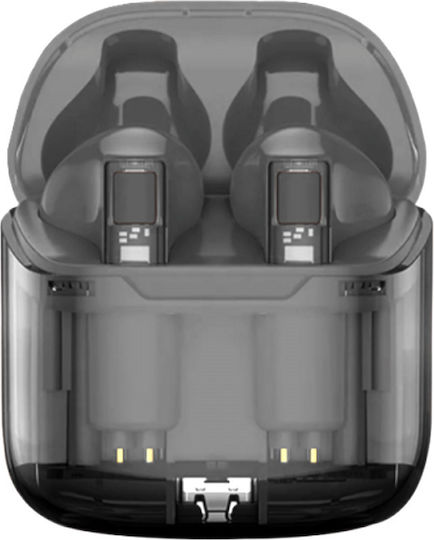 Wiwu Ghost TWS11 Earbud Bluetooth Handsfree Ακουστικά με Θήκη Φόρτισης Μαύρα