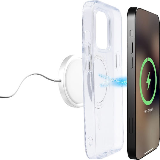 Puro Lite Mag Back Cover Silicone Transparent (iPhone 14 Pro Max)