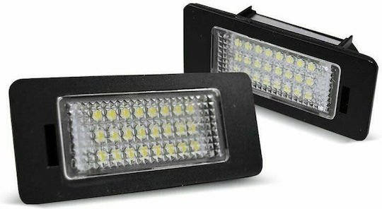 Vinstar Lumini pentru plăcuțele de înmatriculare Lumini LED 12V pentru Audi A4 / A5 / Q5 / Magazin online Skoda Octavia / Yeti Volkswagen Passat 2buc