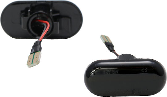 Tinted Flash LED Renault Clio Kangoo Laguna Megane Twingo Smart Fortwo 450 2 Pieces